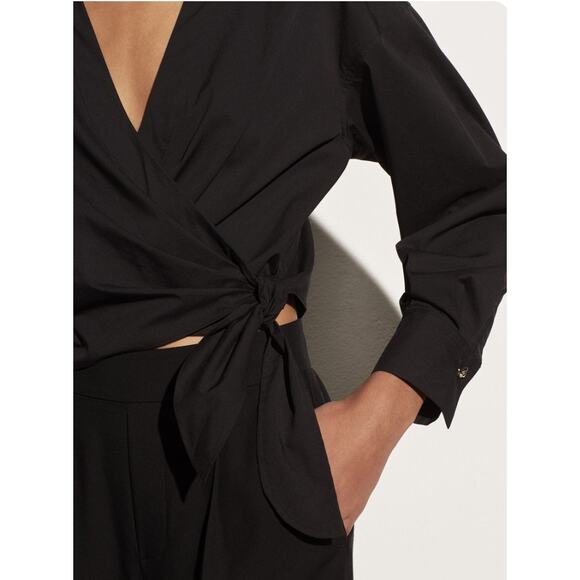 NWT Vince Slim Fitted Wrap Shirt - Picture 2 of 8